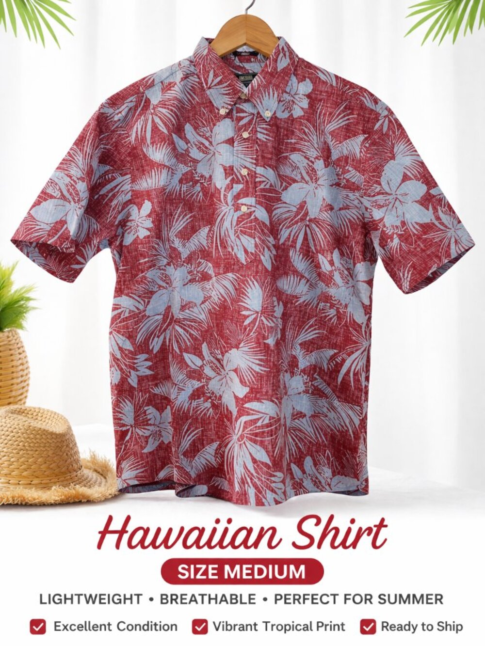 Reyn Spooner Tiger Lilly Burst Classic Pullover Shirt
